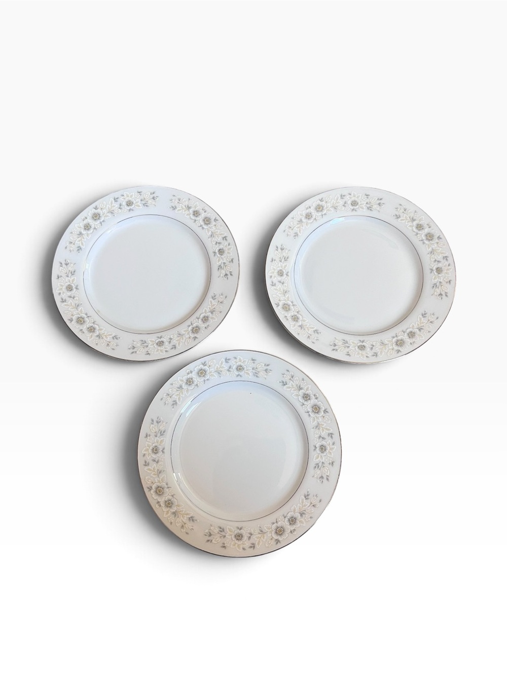 Lot Of 3 Carlton Andover 482 China Set Dessert Bread 6.5" Plates Replacements